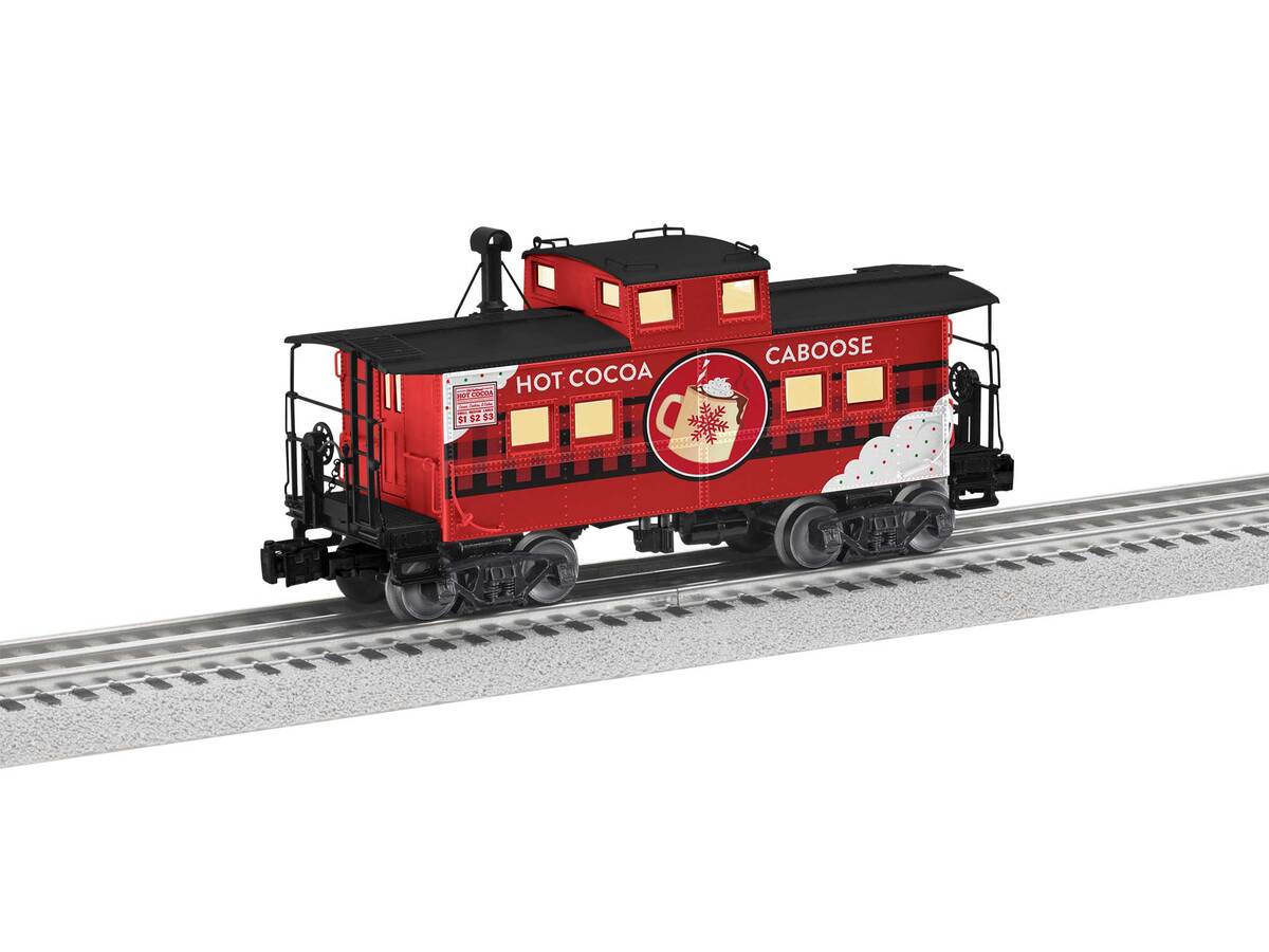 Lionel 2329170 O Assembled Hot Cocoa NE Caboose with Deck