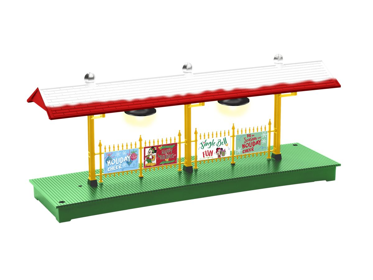 Lionel 2329190 O Assembled Disney Christmas Station Platform
