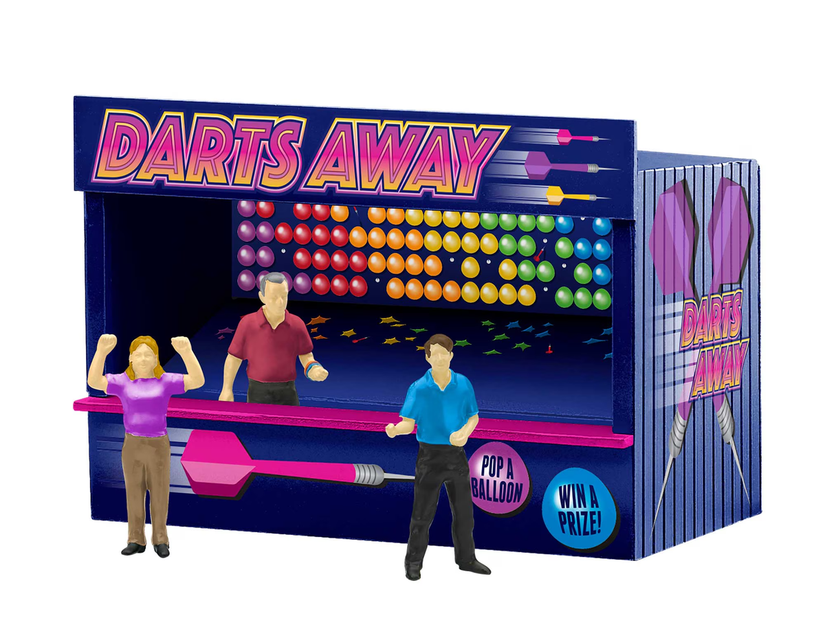 Lionel 2330050 O Assembled Midway Game 3-Pack with Figures