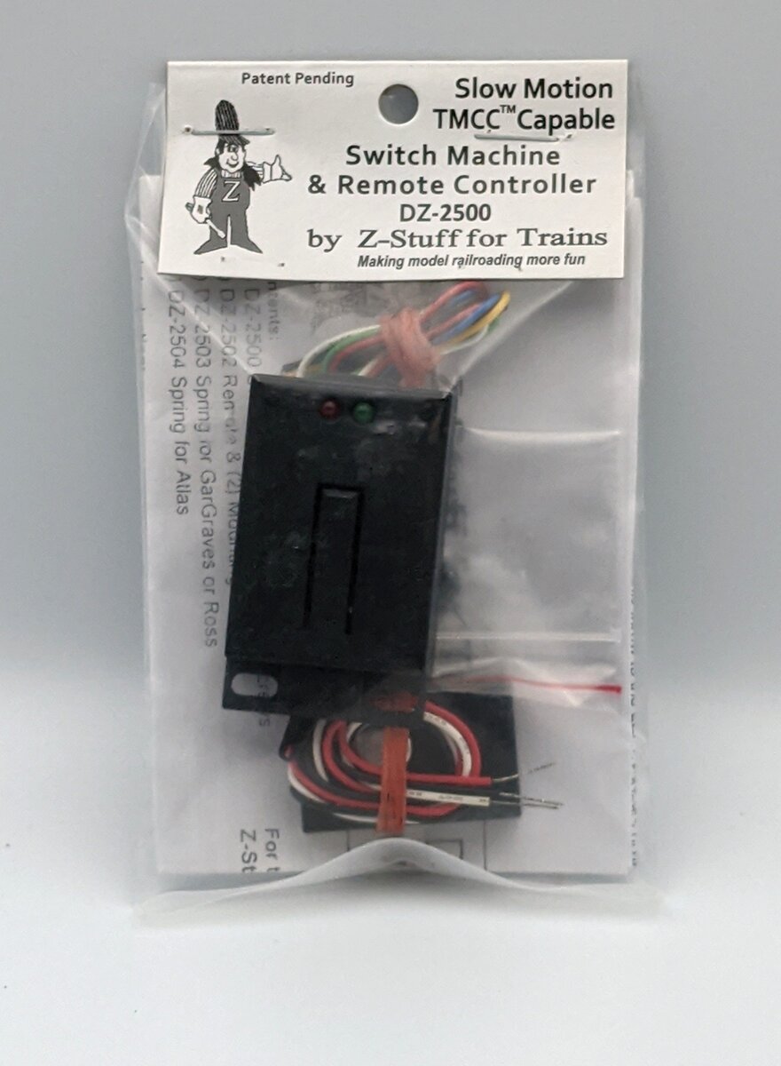 Z-Stuff DZ-2500 TMCC Ready Switch Machine & Remote