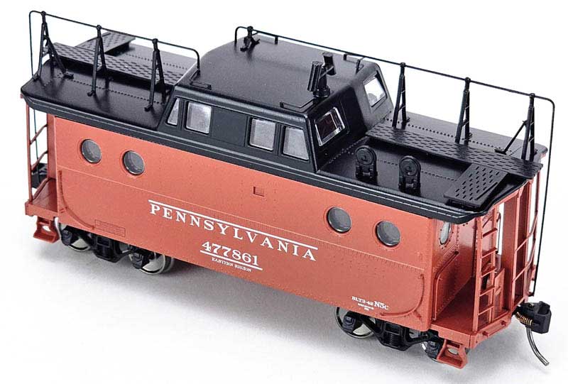 Bowser 43386 HO PRR Early Eastern Reg. N5c Caboose with Trainphone RTR #477994