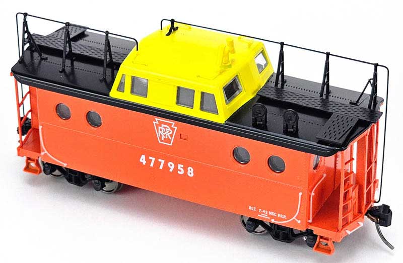 Bowser 43393 HO PRR Focal Orange N5c Caboose with Trainphone RTR #477958