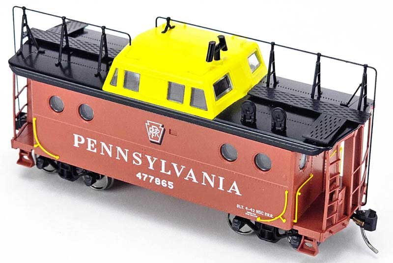 Bowser 43404 HO PRR Shadow Keystone N5c Caboose with Trainphone RTR #477865