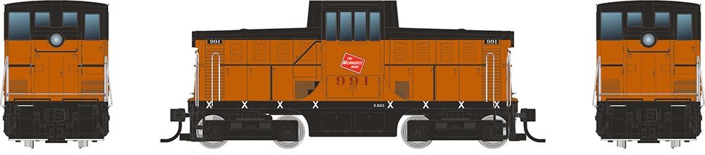 Rapido Trains 048509 HO MILW GE 44 Tonner Diesel Locomotive W/DCC/Sound #991