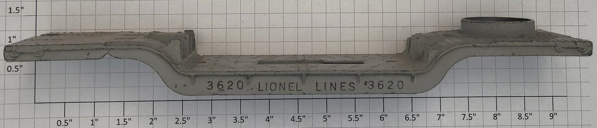 Lionel 3520-2 O Gauge Rotating Searchlight Car Frame #3620
