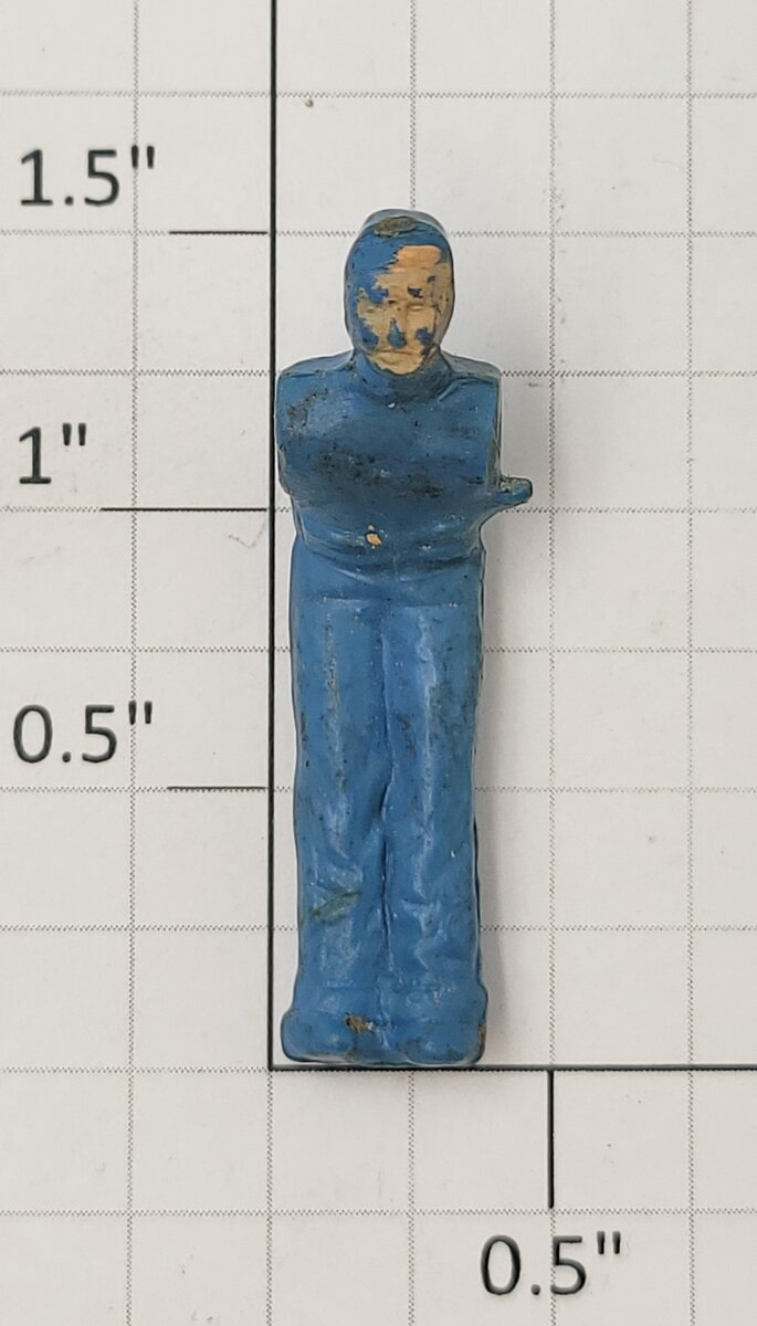 Lionel 352-7 Light Blue Plastic Ice Man Figure Torso Only-No Paddles or Arms