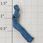 Lionel 352-7 Light Blue Plastic Ice Man Figure Torso Only-No Paddles or Arms