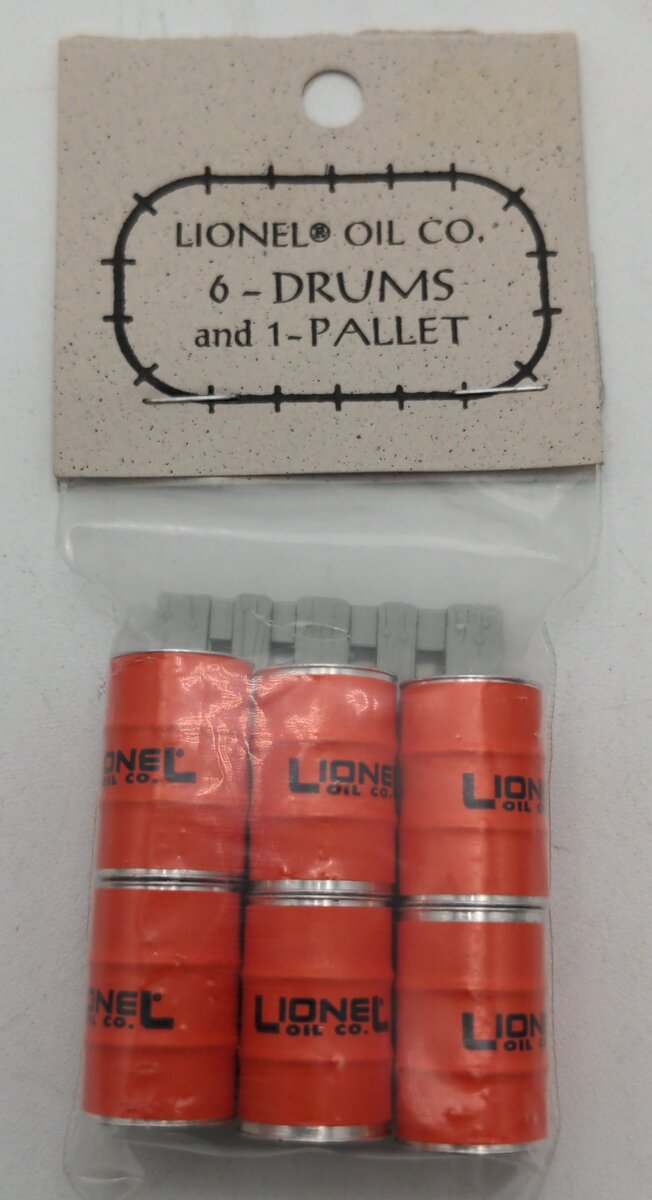 The Ink Well O Gauge Lionel Oil Co. 6 Drums & 1 Pallet