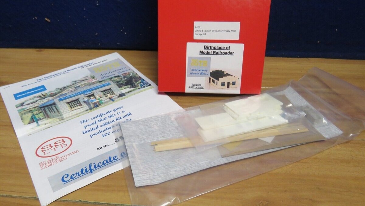 Scale Structures 1543 HO Birthplace of Model Railer Building Kit Limited Edition