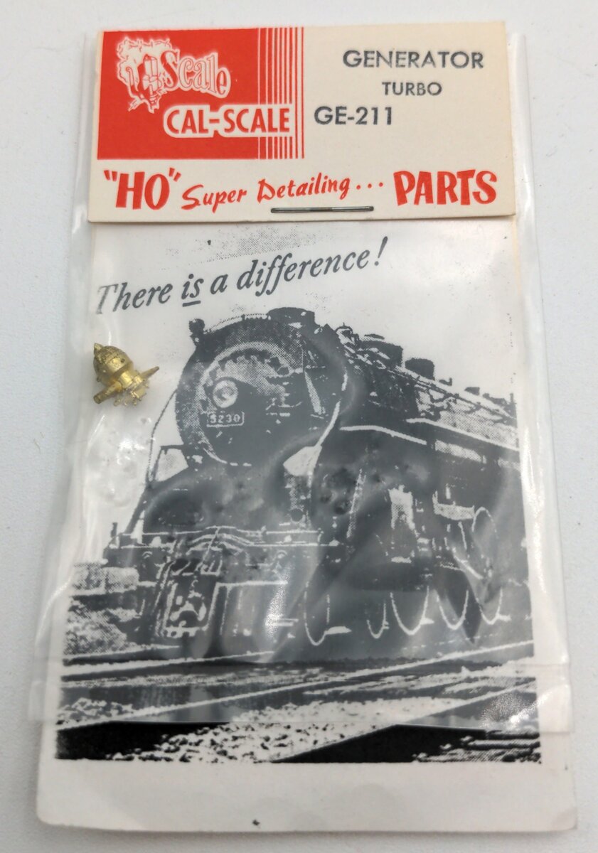 Cal Scale GE-211 HO Generator Turbo Brass