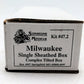 Sunshine Models 47.2 HO Scale MILW Single Sheathed Boxcar #709328 Kit