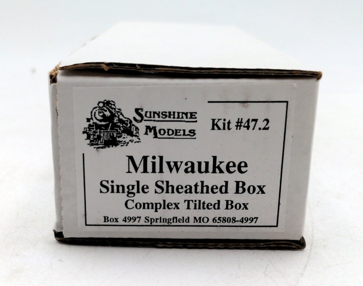 Sunshine Models 47.2 HO Scale MILW Single Sheathed Boxcar #709328 Kit