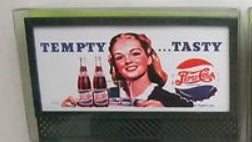 Town & Country Hobbies T258 O Pepsi-Cola Tempty Tasty Lighted Blinking Billboard