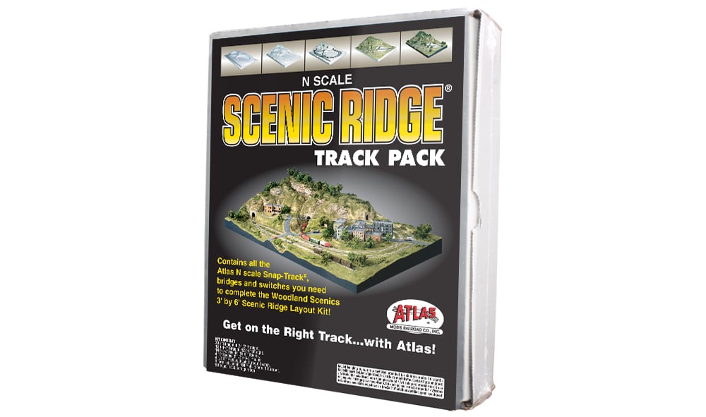 Woodland Scenics ST1182 N Scenic Ridge Track Pack