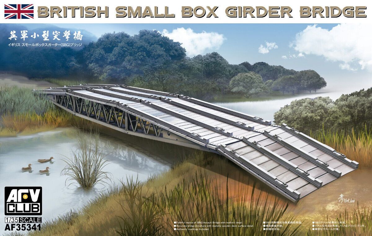 AFV Club AF35341 1:35 British Small Box Girder Bridge Plastic Model Kit