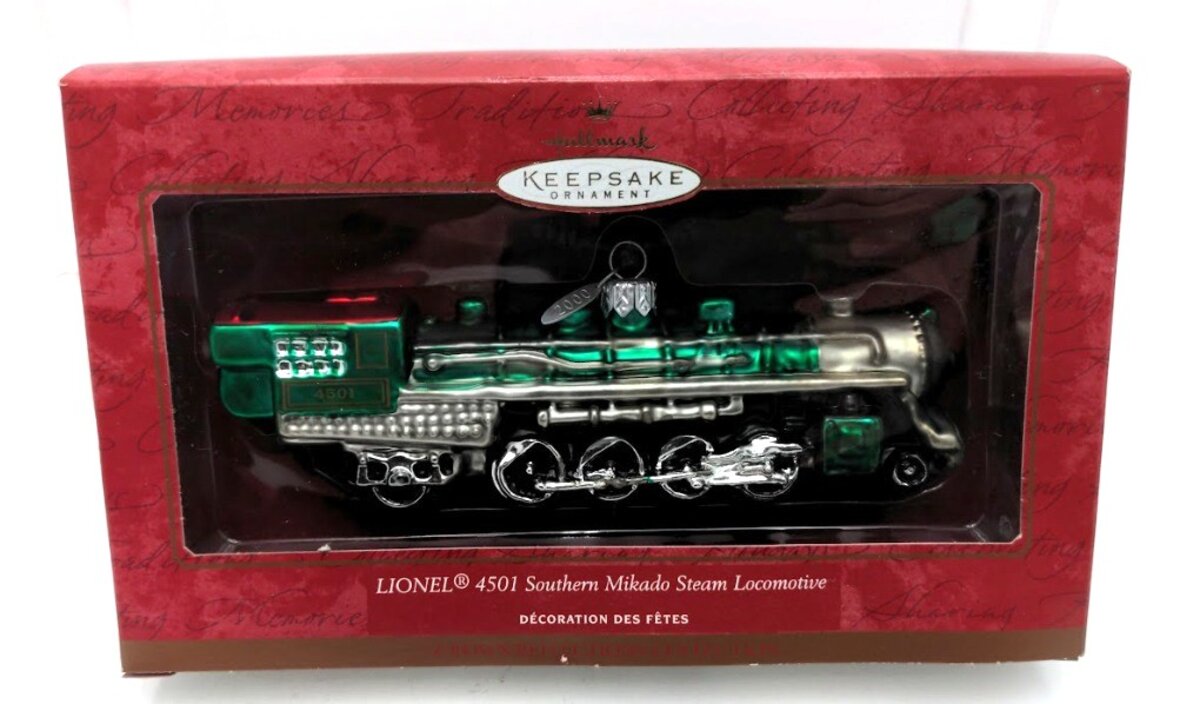 Hallmark QBG4074 Keepsake Ornament Lionel 4501 Southern Mikado Steam Locomotive
