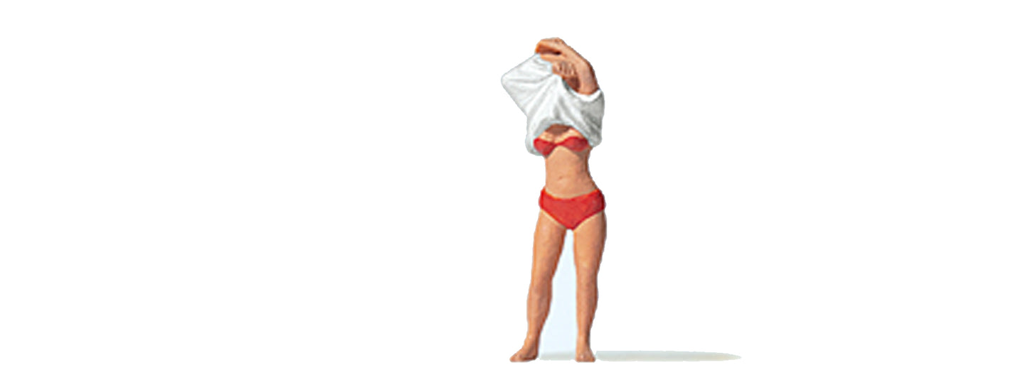 Preiser 28258 HO Female Lifeguard in Action Figure