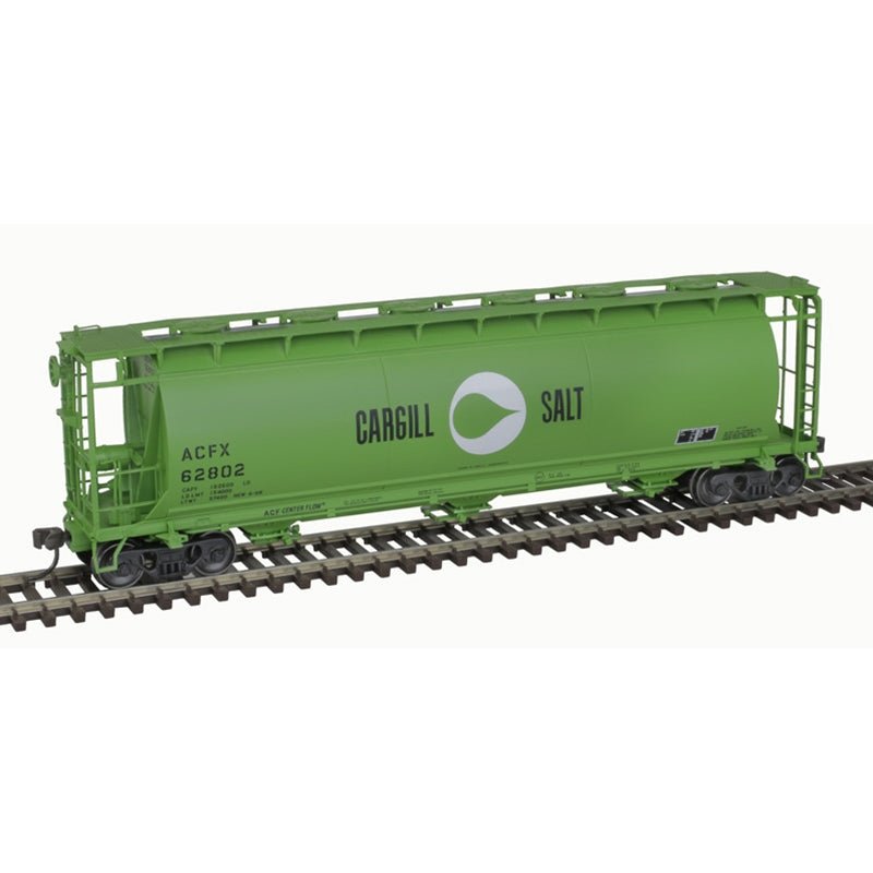 Atlas 20007173 HO Cargill Salt 3-Bay Cylindrical Hopper #62814