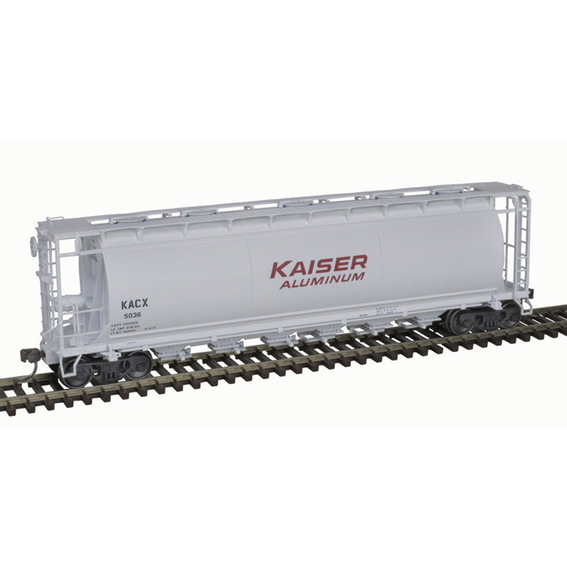 Atlas 20007189 HO Kaiser Aluminum 6-Bay Cylindrical Hopper #5029
