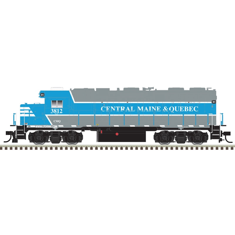 Atlas 40005600 N CMQ Silver GP-38 Diesel Locomotive #3812