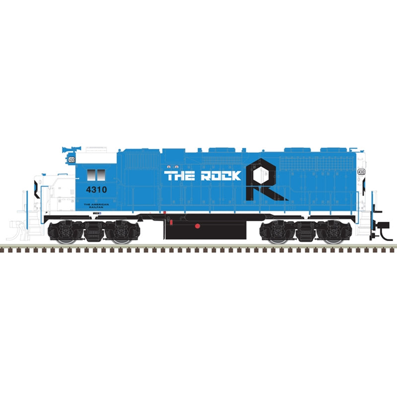 Atlas 40005611 N Rock Island Rail Silver GP-38 Diesel Locomotive #4310
