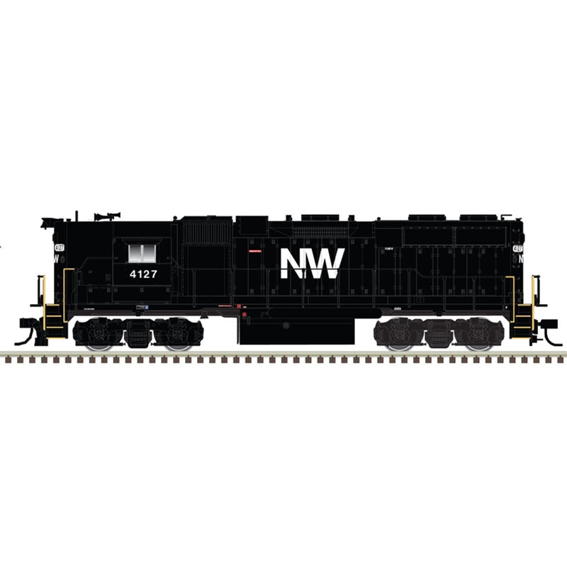 Atlas 40005614 N Norfolk Western Silver GP-38 Diesel Locomotive #4108