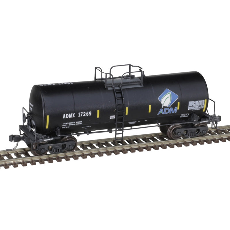Atlas 50006455 N ADM [Leaf & Conspicuity Stripes] 17,600 Gallon Tank Car #17286