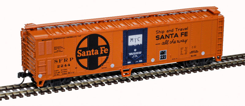 Atlas 50006468 N Santa Fe (SFRP) Trainman 50' Mechanical Reefer #2280