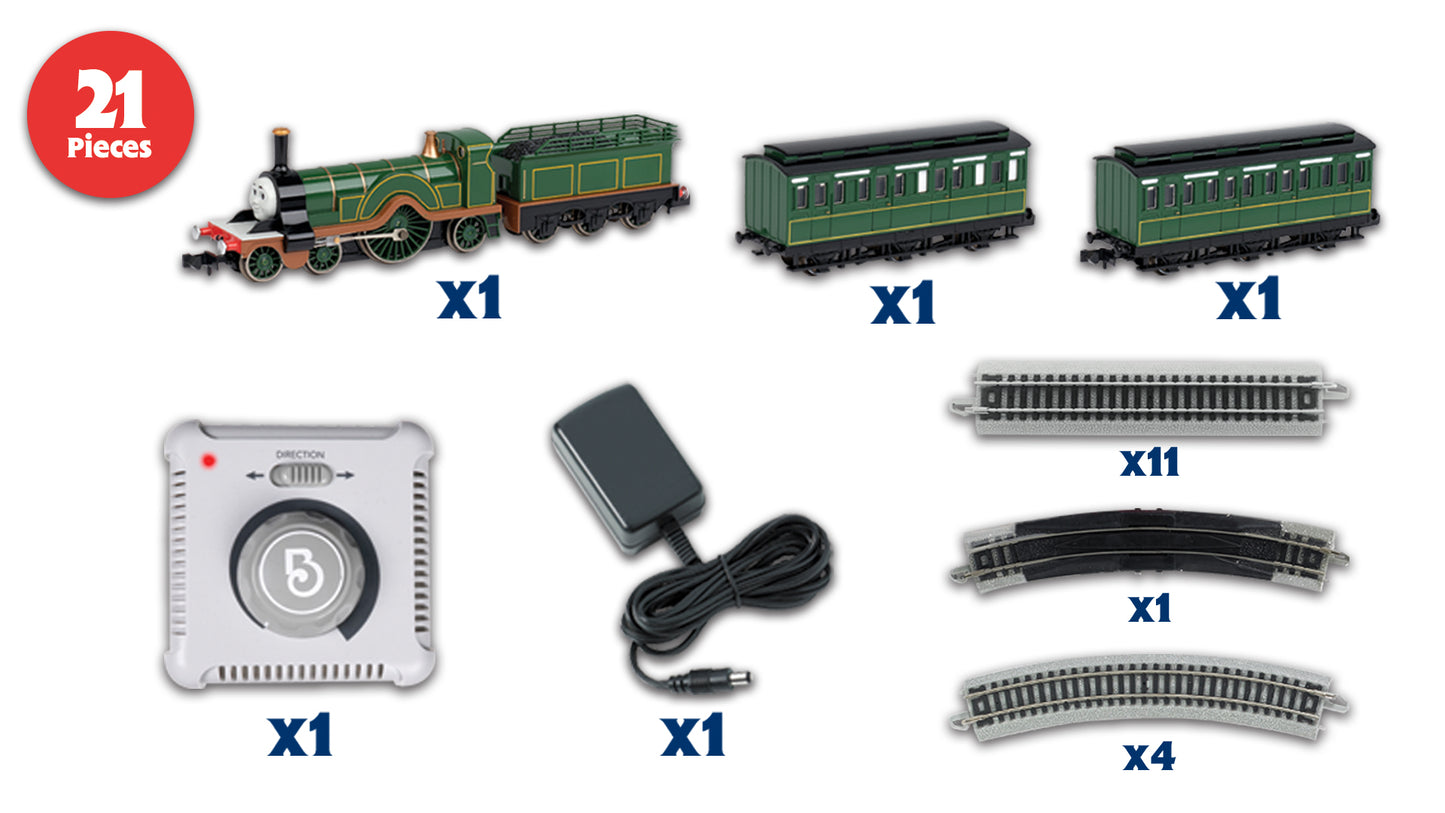 Bachmann 24031 Thomas & Friends Emily N Gauge Steam Passenger Train Set