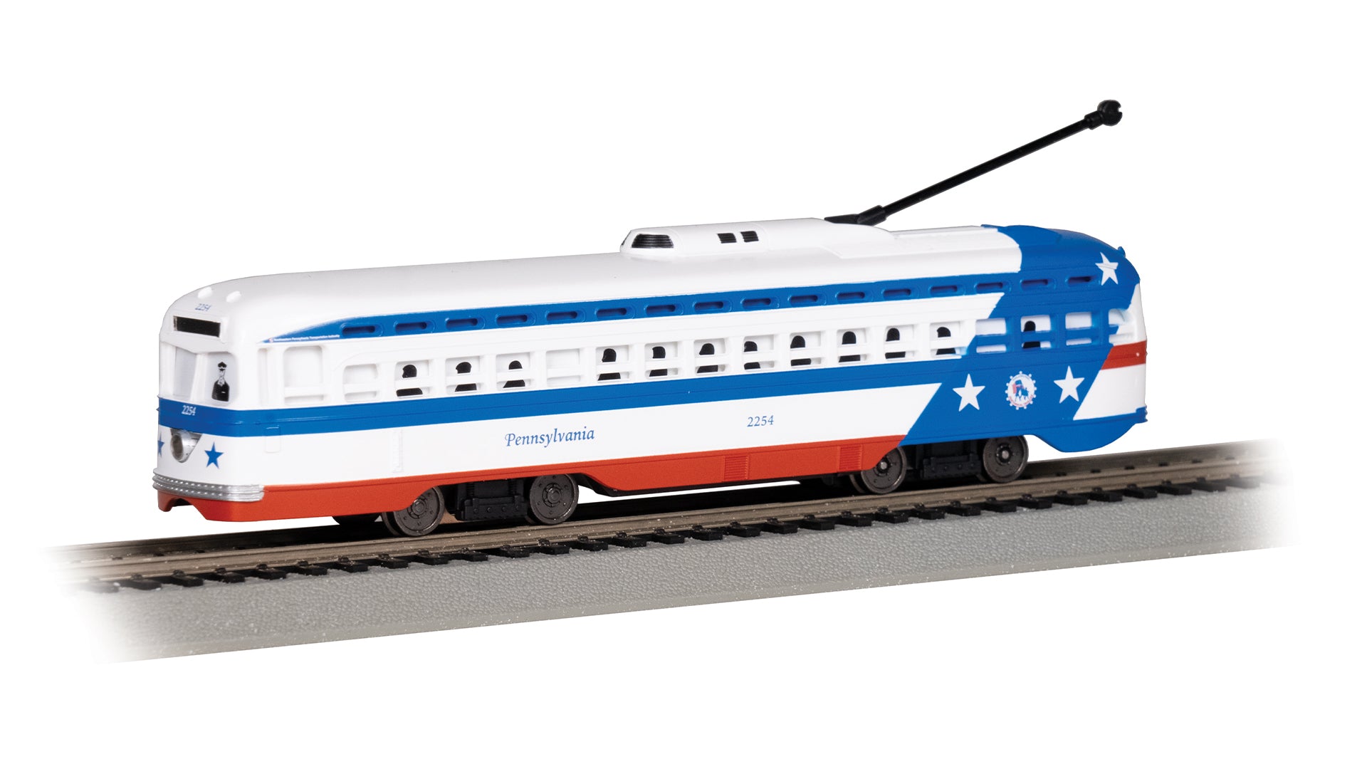 Bachmann 60512 HO Septa Bicentennial PCC Streetcar DCC Ready #2254