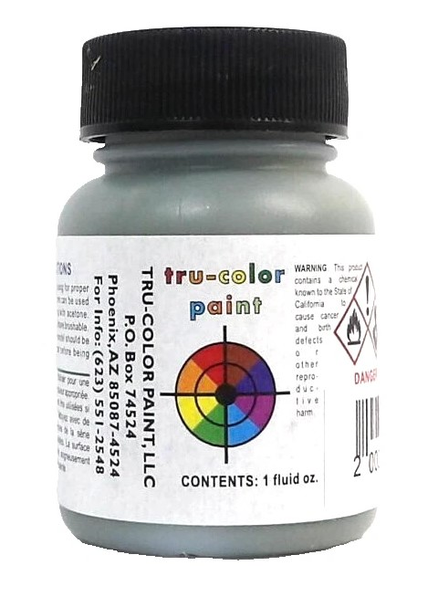 Tru-Color TCP-883 NYC Dark Green Flat Brushable Color Acrylic Paint - 1 oz.