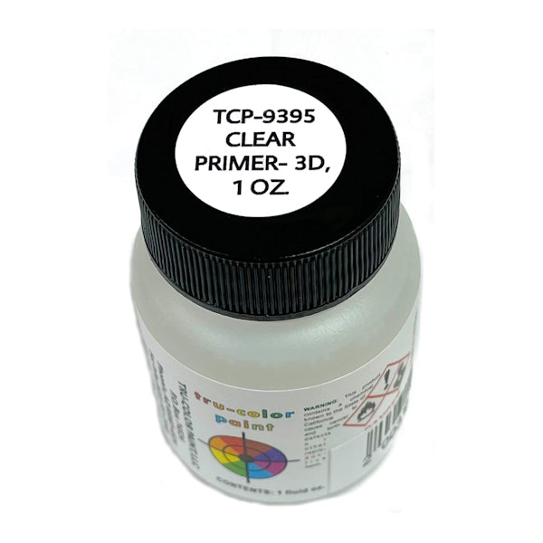 Tru-Color TCP-9395 Clear Primer Railroad Color Acrylic Paint - 1 oz Bottle