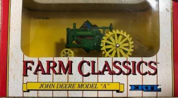 Ertl 5598 1:43 Scale John Deere Model A Tractor Die Cast LN/Box