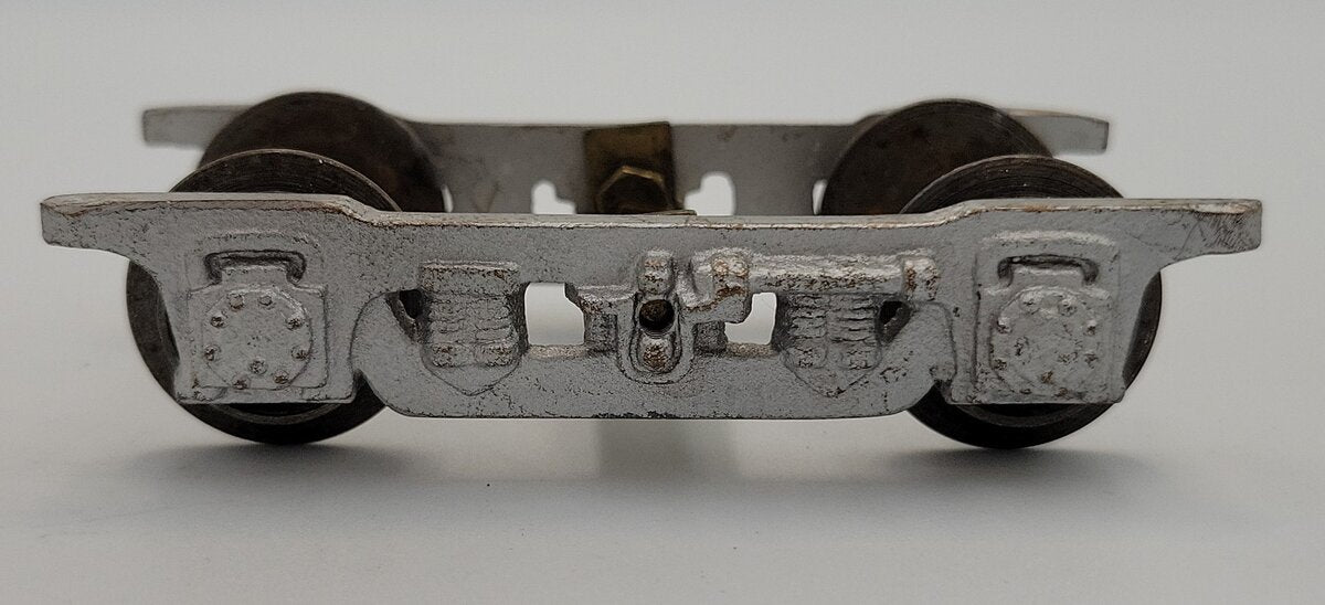All-Nation 217239 Vintage O Scale 2-Rail Cast and Brass 4-Wheel Truck