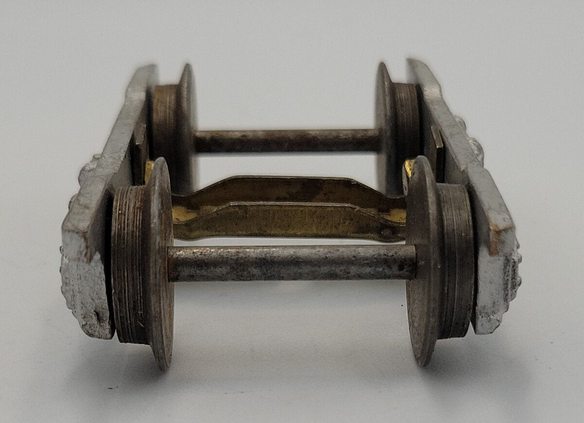 All-Nation 217239 Vintage O Scale 2-Rail Cast and Brass 4-Wheel Truck