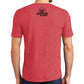 AKA Products, Inc. 98120L Large AKA Retro Tri-Blend Red T-Shirt