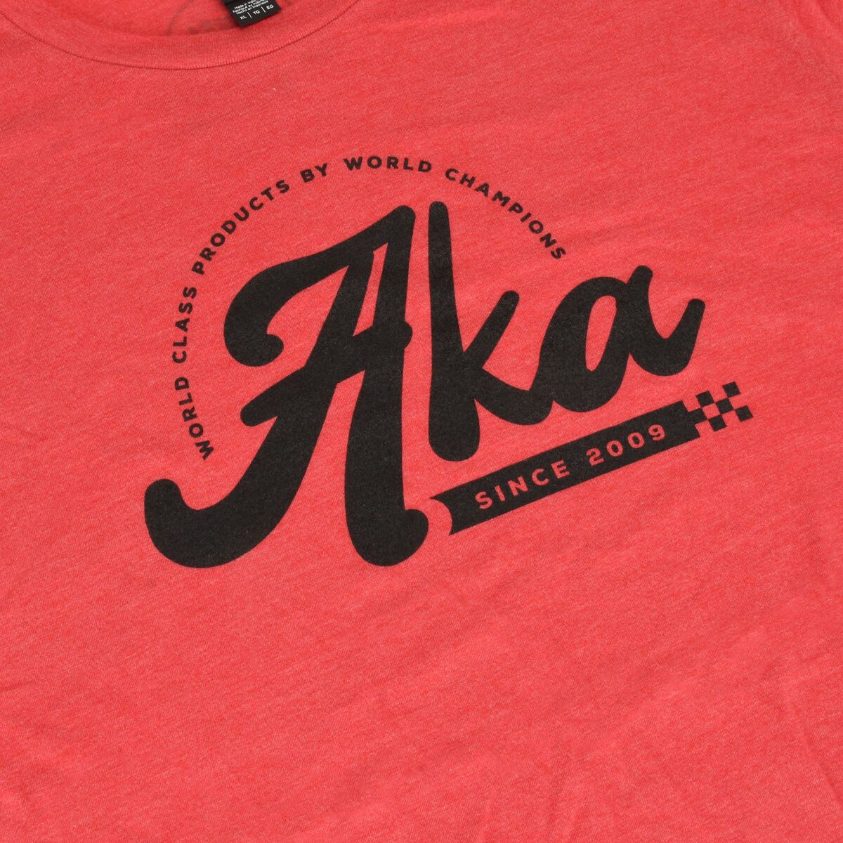 AKA Products, Inc. 98120L Large AKA Retro Tri-Blend Red T-Shirt