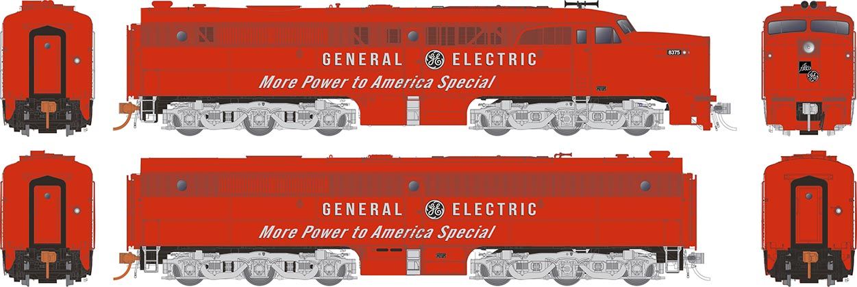 Rapido Trains 23543 HO ALCo Demo PA-2 + PB-2 Diesel Loco DC/DCC/Sound #8375