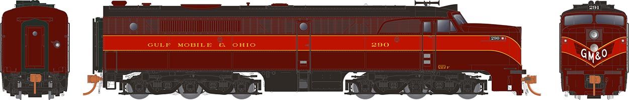 Rapido Trains 23550 HO GMO PA-1 Diesel Locomotive DC/DCC/Sound #290