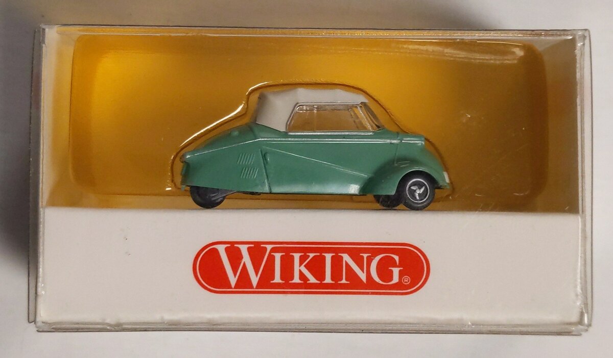 Wiking 8120424 HO Scale Green Messerschmitt Kabinenroller Vehicle