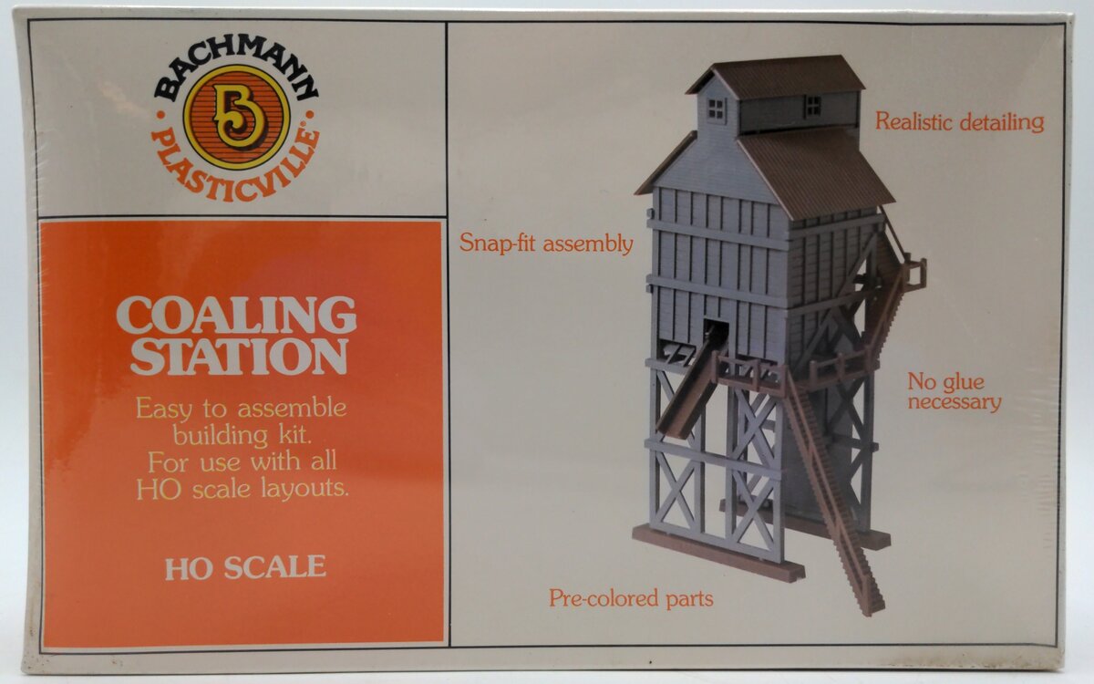 Bachmann 2711 HO Coaling Station Snap-Fit Building Kit