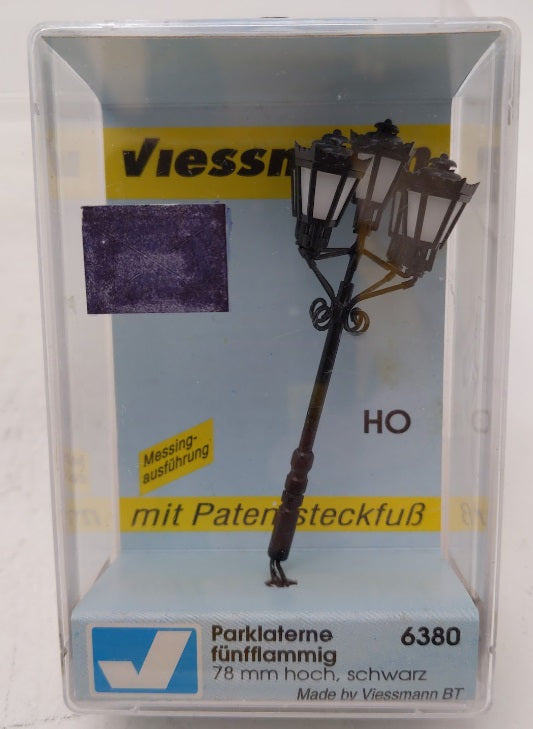 Viessmann 6380 HO Scale Five Lanturn Park Street Light