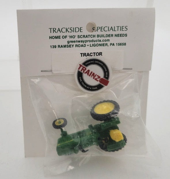 Trackside Specialties 566 HO Scale Green John Deere Tractor