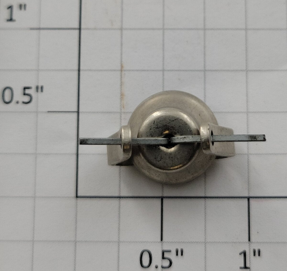 American Flyer 4000-3 Nickel Wide Gauge Ornamental Bell