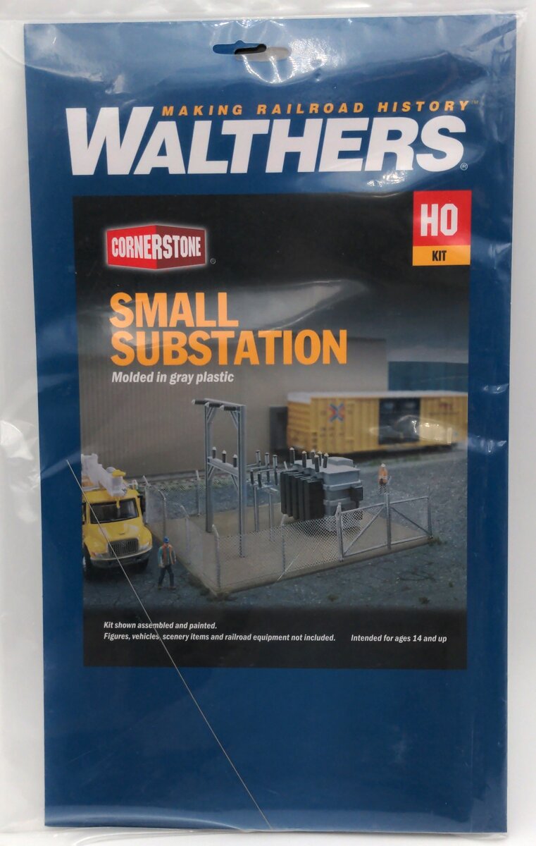 Walthers 933-4175 HO Scale Small Substation Building Plastic Kit