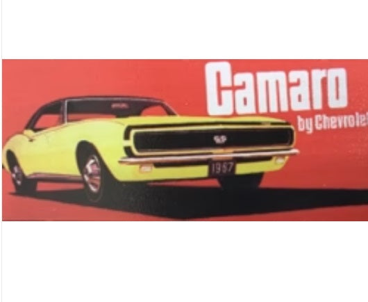 Dwarvin DVBB102-FA HO Assembled Fiber-Lit Camaro Billboard