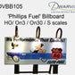 Dwarvin DVBB105-FA HO Assembled Fiber-Lit Phillips Billboard