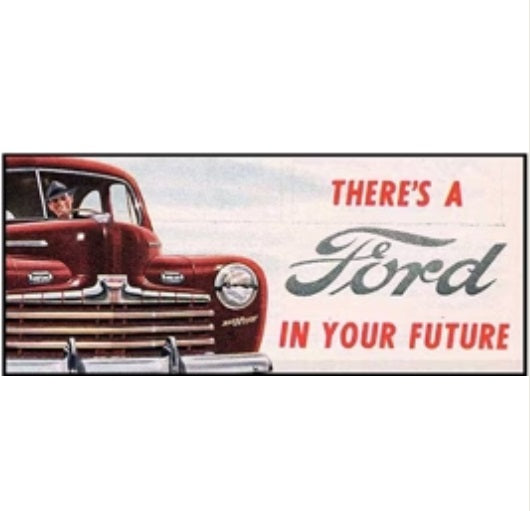 Dwarvin DVBB107-FA HO Assembled Fiber-Lit Ford Billboard