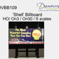 Dwarvin DVBB109-FA HO Assembled Fiber-Lit Shell Oil Billboard