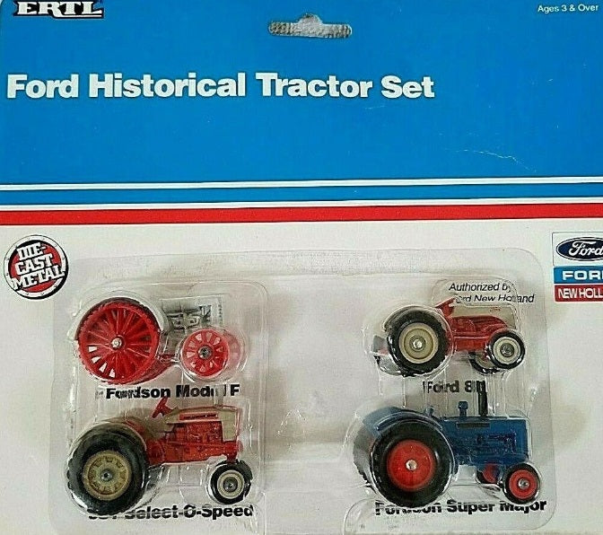 Ertl 862 1:64 Ford Historical Tractor Ford New Holland (Set of 4)